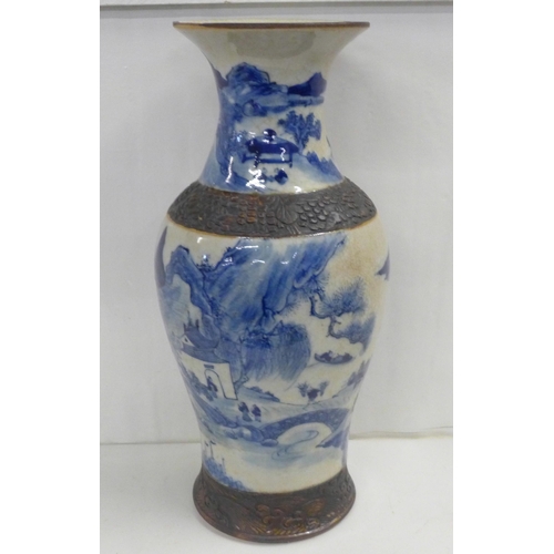 841 - A 19th Century Chinese vase, 40cm