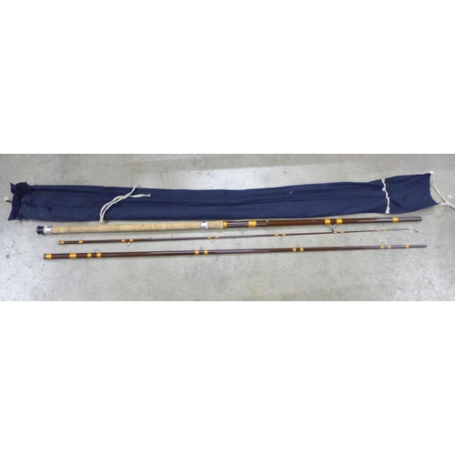 847 - A Hardy Matchmaker 13ft fibreglass fishing rod, unused