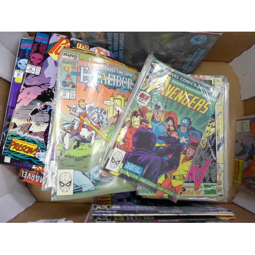 848 - A collection of approximately 225 1980's comics mainly Marvel and DC