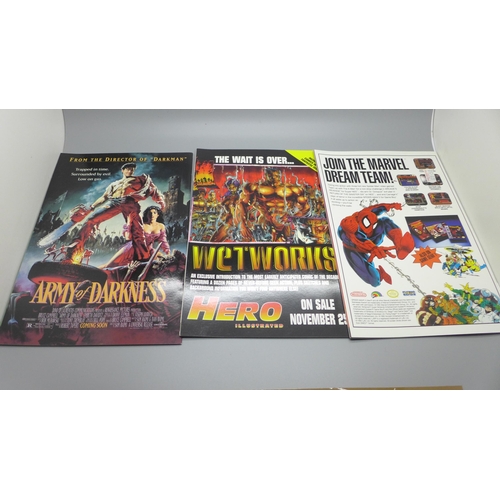 854 - Three comics; Army of Darkness, first issue, Dark Horse Comics, #1, #2 and #3 of 3