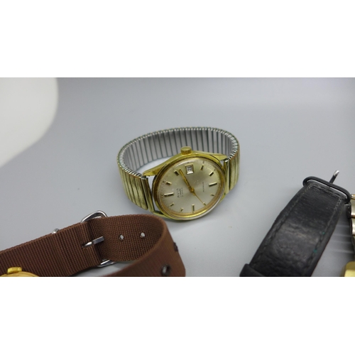 916 - A collection of wristwatches including Avia and Sekonda