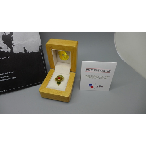 936 - A Royal British Legion Passchendaele 100 limited edition poppy, boxed