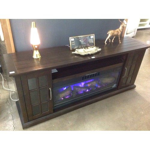 1410 - Tresanti Mayson Media Mantel with ClassicFlame CoolGlow 2-in-1 Electric Fireplace and Fan, RRP £583.... 