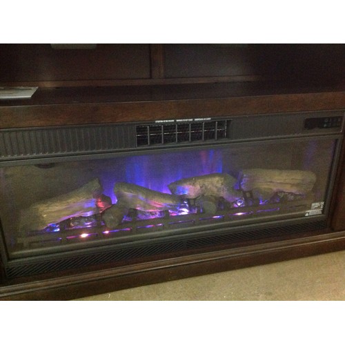 1410 - Tresanti Mayson Media Mantel with ClassicFlame CoolGlow 2-in-1 Electric Fireplace and Fan, RRP £583.... 