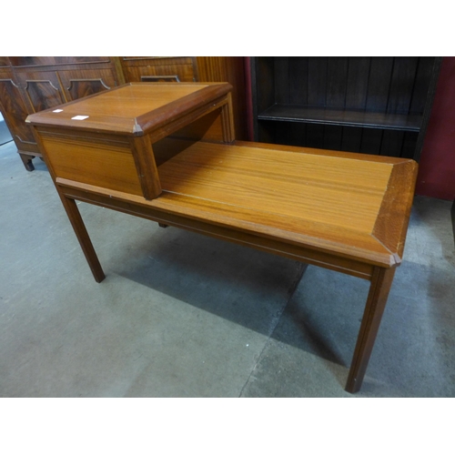 147 - A Danish teak telephone table