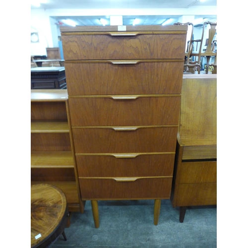 151 - An Austin Suite teak chest of drawers