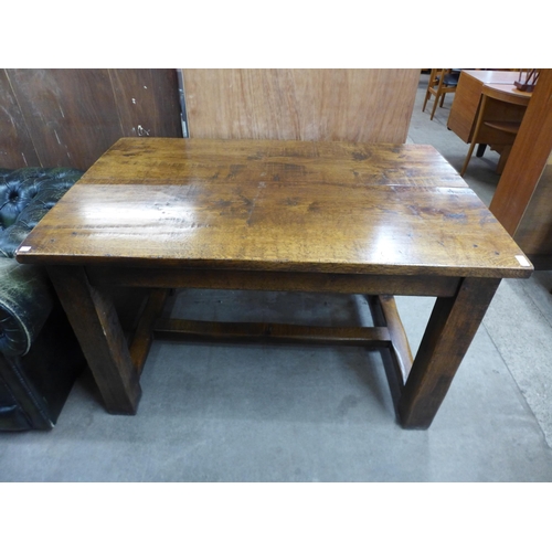 180 - An oak refectory table