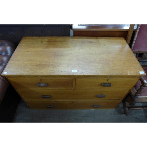 232 - A Victorian pine chest of drawers