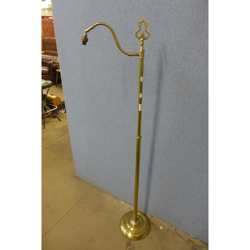 261 - A Laura Ashley brass floor standing lamp