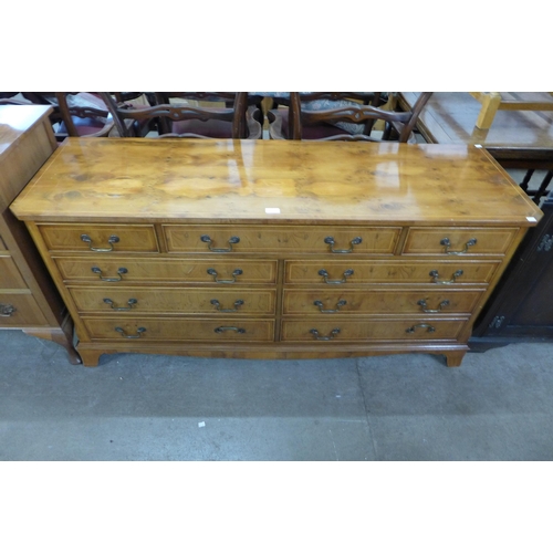 265 - A yew wood dresser