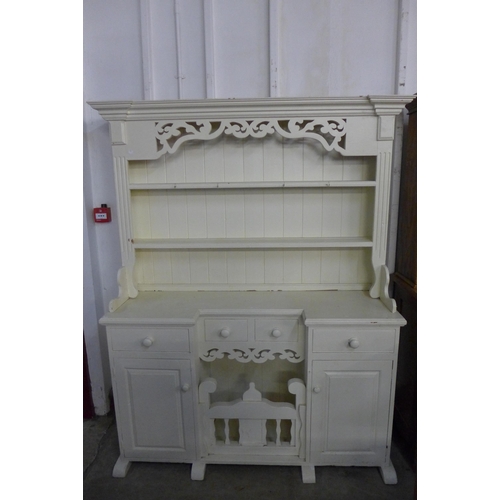 271 - A painted pine dresser