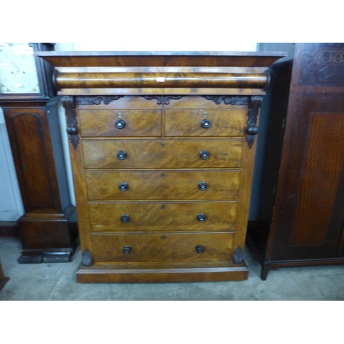 52 - A Victorian mahogany Scottish chest of drawers