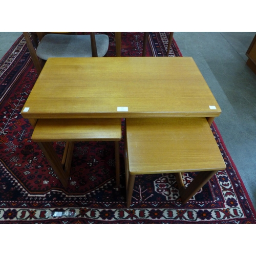 67 - A McIntosh teak Triform nest of tables