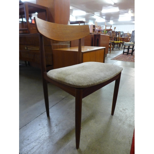 69 - A set of four G-Plan Danish Design teak dining chairs, designed by Ib Kofod Larsen