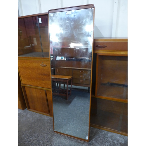 72 - A teak framed mirror