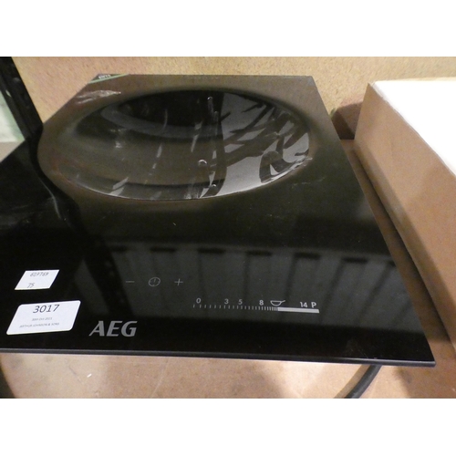 3017 - AEG Domino Induction Hob (H125xW360xD520) (model:- HC451501EB), RRP £965.83 inc. VAT  *This lot is s... 