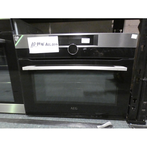 3027 - AEG Compact Combination Microwave (H455xW594xD567) (model:- KMK861000M), RRP £832.50 inc. VAT  *This... 