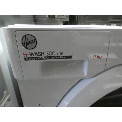 3033 - Hoover Integrated Washing Machine (9kg) (H820xW600xD525) (model:- HBWS 49D1E), RRP £365.83 inc. VAT ... 