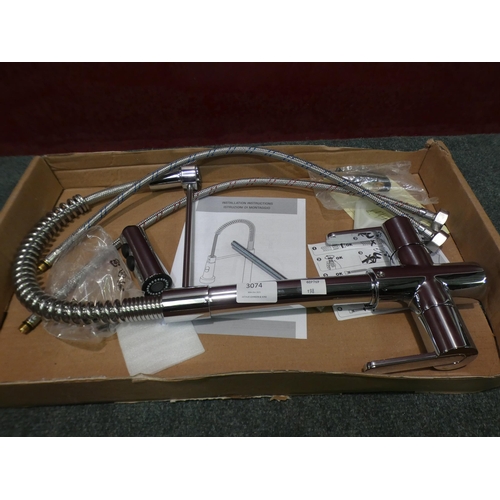 3074 - Oceanus high pressure chrome tap  *This lot is subject to vat