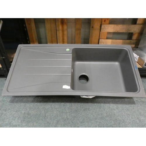 3080 - Minorca Composite 1.0 RVS Rock Grey Bowl (500x1000) (model:- BL468019), RRP £290.84 inc. VAT  *This ... 