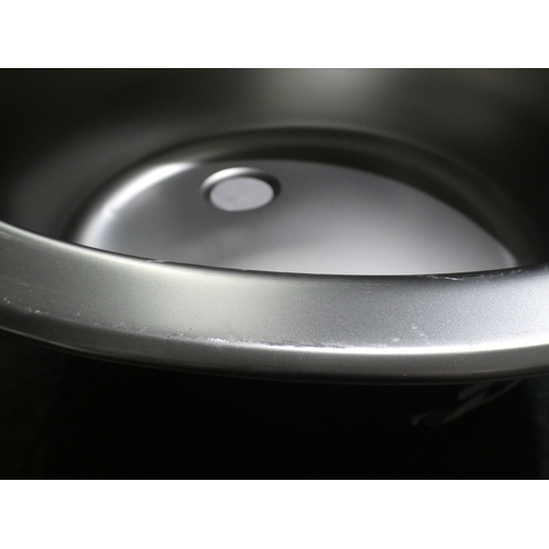 3093 - 450mm Installation Round Stainless Steel Sink (model:- 1008987), RRP £25 inc. VAT  *This lot is subj... 