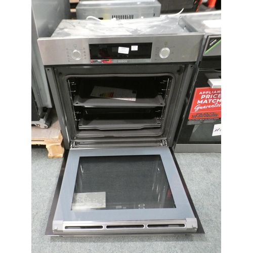 3147 - Bosch Serie 4 Pyrolytic Single Oven (model:- H595xW594xD548) (model:- HBS573BS0B), RRP £515.84 inc. ... 