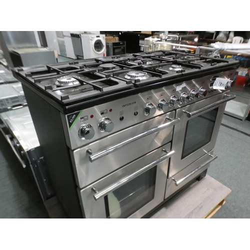 3148 - Rangemaster Infusion 110cm Dual Fuel Range Cooker (model:- INF110DFFSS), RRP £1832.50 inc. VAT *This... 