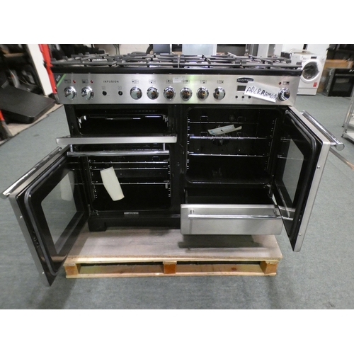 3148 - Rangemaster Infusion 110cm Dual Fuel Range Cooker (model:- INF110DFFSS), RRP £1832.50 inc. VAT *This... 