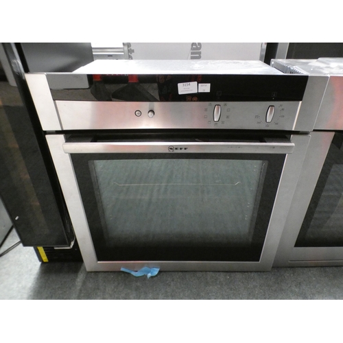 3154 - Neff Single Fan Stainless Steel Oven (model:- B15M52N3GB), RRP £545.83 inc. VAT  *This lot is subjec... 