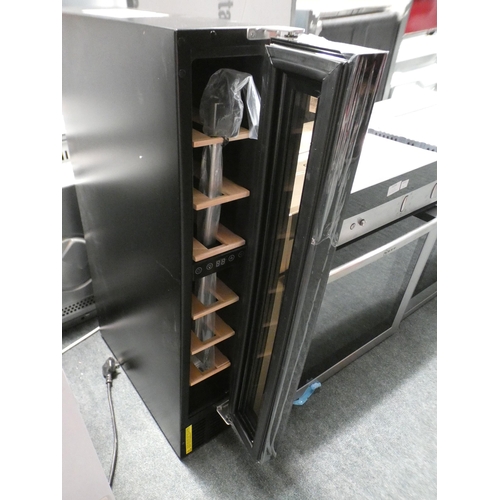 3155 - Viceroy Under Counter Wine Cooler (H870xW148xD570) (model:- WRWC15BK), RRP £240.83 inc. VAT  *This l... 