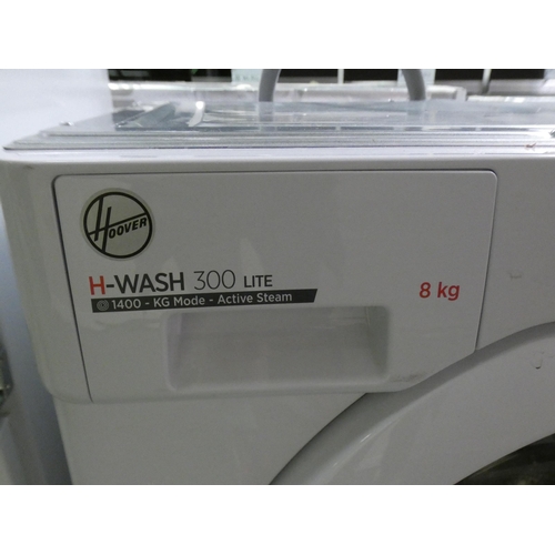 3186 - Hoover Integrated Washing Machine (8kg) (H820xW600xD525) (model:- HBWS 48D1E), RRP £340.83 inc. VAT ... 