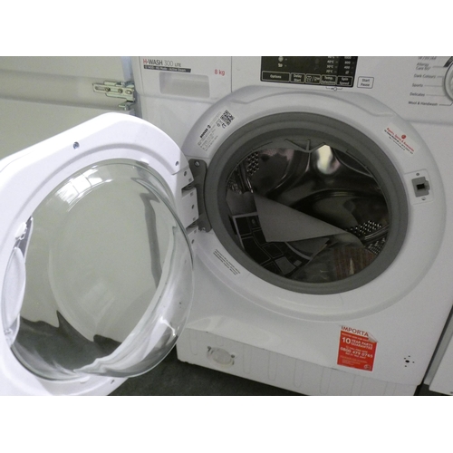 3186 - Hoover Integrated Washing Machine (8kg) (H820xW600xD525) (model:- HBWS 48D1E), RRP £340.83 inc. VAT ... 