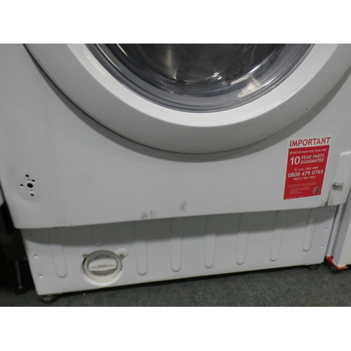 3200 - Hoover Integrated Washer  (8kg) (H820xW600xD525) (model:- HBD 485D1E), RRP £404.17 inc. VAT  *This l... 