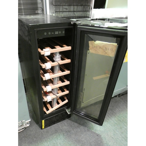 3207 - Viceroy Under Counter Wine Cooler (H870xW295xD570) (model:- WRWC30BK), RRP £332.50 inc. VAT  *This l... 