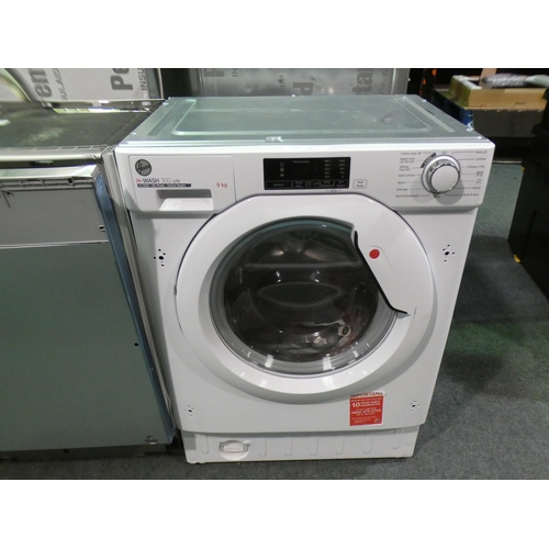 3211 - Hoover Integrated Washer  (8kg) (H820xW600xD525) (model:- HBD 485D1E), RRP £404.17 inc. VAT  *This l... 