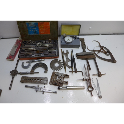 2009 - Quantity of engineering tools: taps, dies, micrometers, etc.