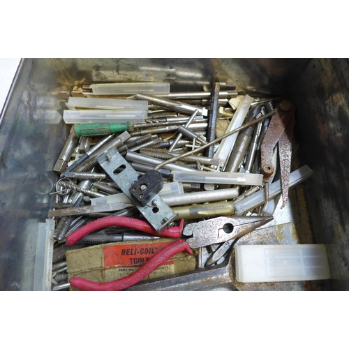 2009 - Quantity of engineering tools: taps, dies, micrometers, etc.