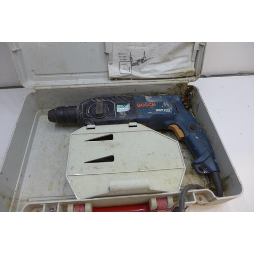 2014 - 110v Bosch SDS drill - W - with case