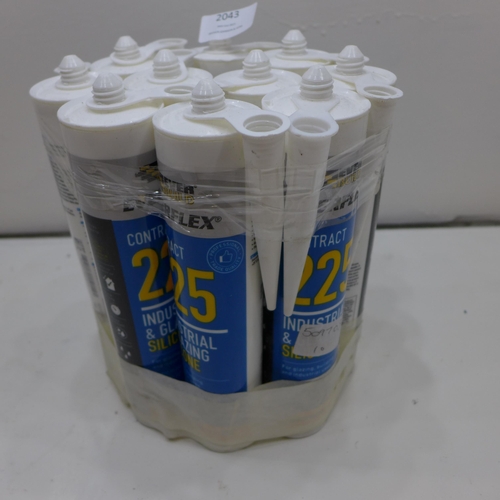 2043 - 10 tubes of Everflex silicone - unused