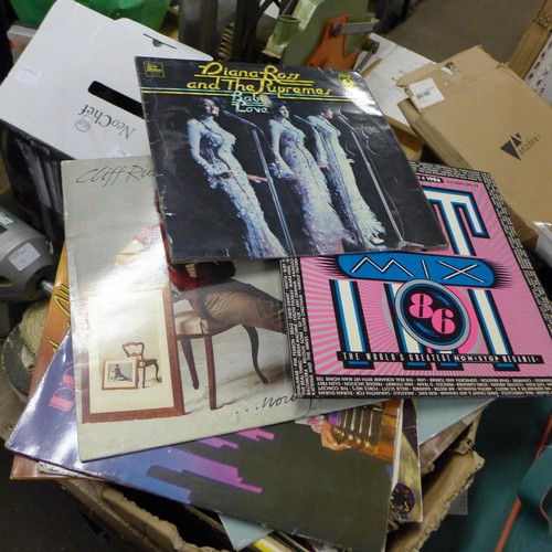 2210 - Approx. 60 1980's LPs