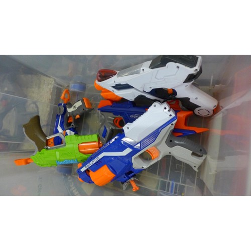 2214 - Qty. of Nerf guns including Nerf Megaladon