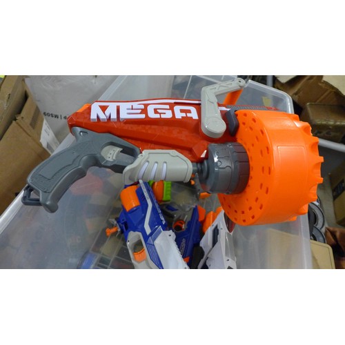 2214 - Qty. of Nerf guns including Nerf Megaladon