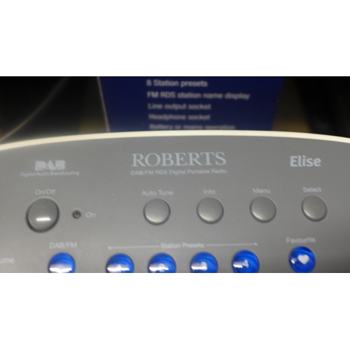 2286 - Roberts Elise DAB radio, boxed W