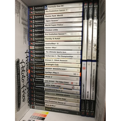 2090b - Approx. 60 Playstation 2/PS2 games - in good condition