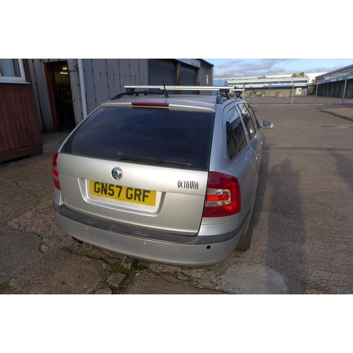 2507 - Skoda Octavia FSI 2008 4x4 1984cc GN57 GRF - Category C Insurance Loss. Vehicle Extensively Damaged ... 