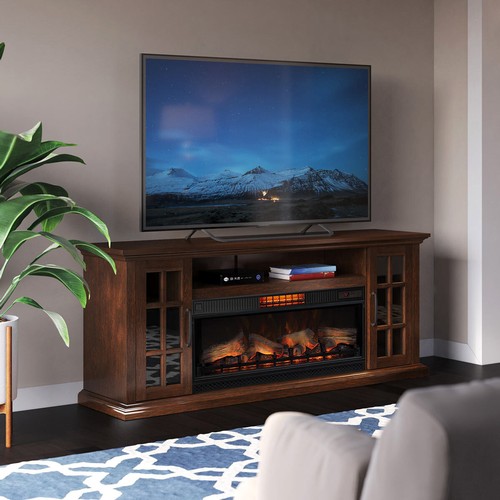 1340 - Tresanti Mayson Media Mantel with ClassicFlame CoolGlow 2-in-1 Electric Fireplace and Fan, (slight n... 