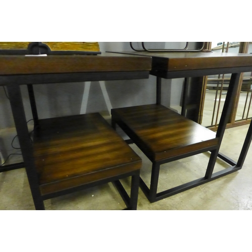 1359 - A 2Pk Bunching Tables, Damaged frame RRP £141.66 + vat (4068-5)*  This lot is subject to vat