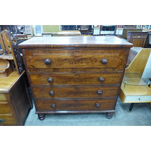 128 - A Victorian mahogany chest of drawers