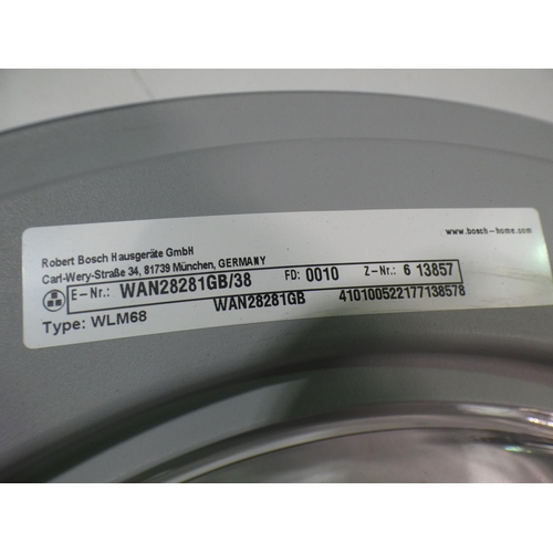 3028 - Bosch 8kg 1400RPM Washing Machine (model:- WAN28281GB), RRP £399.99 + VAT (240-251) * This lot is su... 