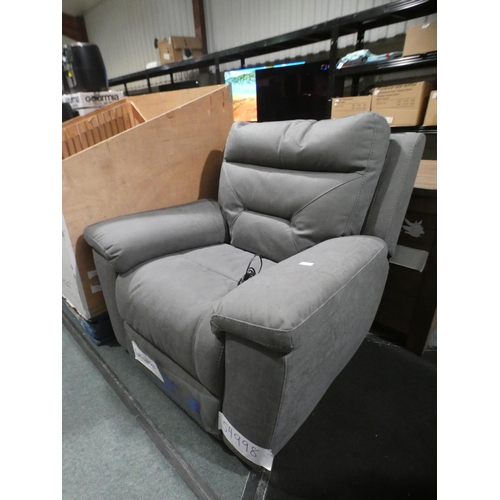 3095 - Kuka Grey Fabric Power Reclining Armchair(model:- KM.C012), RRP £339.99 + VAT (240-253) * This lot i... 